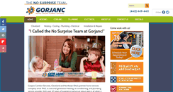 Desktop Screenshot of gorjanc.com